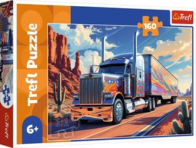 Trefl Puzzle 160 Kamión na ceste