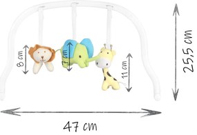 Ricokids Hračka na hlavu pre stoličky Belo/Lindo/Tugo