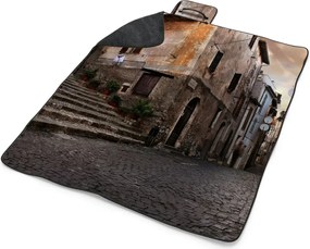 Sablio Plážová deka Starý dom 2: 200x140 cm