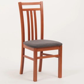 Stima Stolička LOTY Vyberte odtieň ->: Čerešňa, Vyberte látku ->: VELVET antracite 62