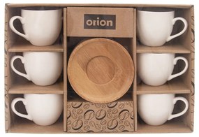 Biele porcelánové šálky v súprave 6 ks 125 ml Whiteline – Orion