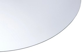 Nástenné zrkadlo s LED osvetlením 60 x 80 cm strieborné MAZILLE Beliani