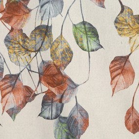 ZÁVES NA KRÚŽKOCH NORA 140X250 CM LISTY