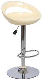 Barová stolička Dongo HC-104 New - béžová / chróm