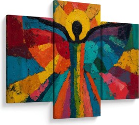 Obraz - Maľovaný anjel (90x60 cm)