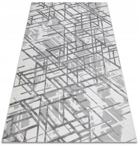 Dywany Łuszczów HRUBÝ KOBEREC DO OBÝVAČKY 80x300 GEOMETRICKÝ #AT4484