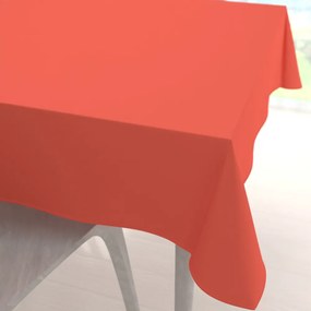 Biante Dekoračný štvorcový obrus Rongo RG-037 Koralový 140x140 cm