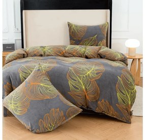 Obliečky mikroplyš TESICA sivá Rozmer obliečky: 70 x 80 cm | 140 x 200 cm