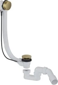 Vaňový automat 52 mm DN40/DN50 SAT Aurum 60 cm, zlatý matný, plast SATAVA80BG