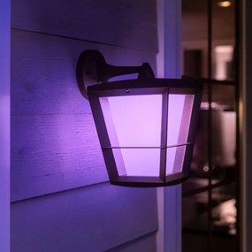 Philips 17440/30/P7 - LED RGB Vonkajšie svietidlo Hue ECONIC LED/15W/230V IP44
