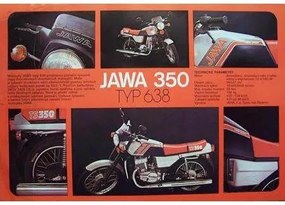 Ceduľa lepší Jawa 350 Typ 638