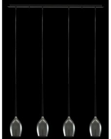 Azzardo AZ2938 - Luster na lanku IZZA 4xE14/40W/230V