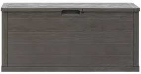 vidaXL Záhradný úložný box hnedý 280 l-