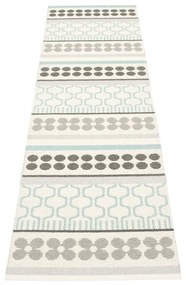 Sivo-tyrkysový vnútorný a vonkajší behúň 70x270 cm Asta Pale Turquoise – Pappelina