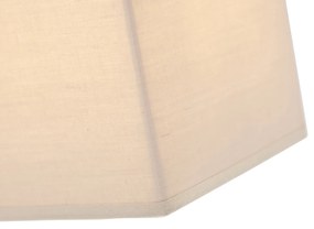 Rustikálna nástenná lampa béžová - Vete