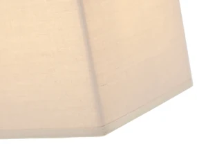 Rustikálna nástenná lampa béžová - Vete
