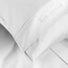 MAKOSATÉNOVÉ OBLIEČKY EVA MINGE ELEGANT1A 200X220 CM, 2 KS 70X80 CM BIELE