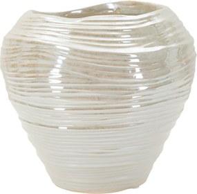 Váza Roundy 22 cm perleťová