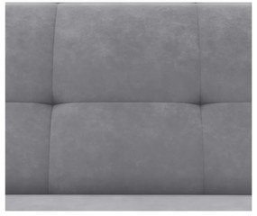 Svetlosivá zamatová rohová pohovka Lilly – Støraa