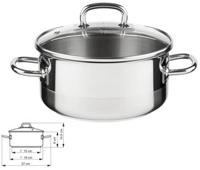 Kastról nerez + pokr. 18cm/2,0L PROFESSIONAL kolimax