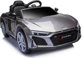 LEAN CARS Elektrické autíčko Audi R8 Lift A300 strieborné