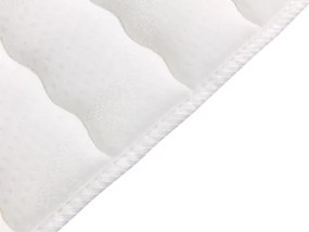 Manželská posteľ 140 cm Moritena (krémová) (s roštom a matracom) (s úl. priestorom). Vlastná spoľahlivá doprava až k Vám domov. 1104178