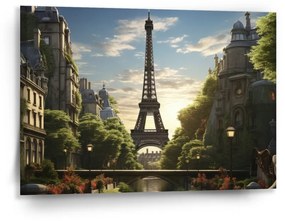 Sablio Obraz Paríž Eiffelova veža Art - 90x60 cm