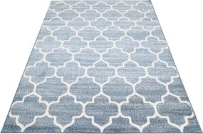 TA Koberec 4496B D.BLUE / CREAM MIA Rozmer: 80x150 cm