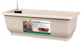 Truhlík samozavlažovací Torenie Modern 50cm béžová