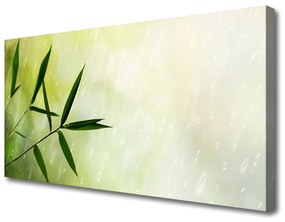 Obraz na plátne Listy dážď 120x60 cm