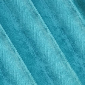 ZATEMŇOVACÍ ZÁVES NA KRÚŽKOCH JULIE 140X250 CM TYRKYSOVÁ