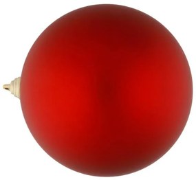 DECOLED Plastová guľa, priemer 20 cm, červená, matná