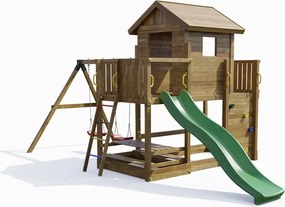 Marimex | Detské ihrisko Marimex Play Basic 013 + zelená šmykľavka | 11640642