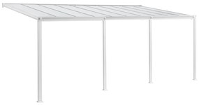 InternetovaZahrada Hliníková pergola Borneo 6x3 m - biela