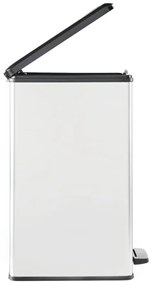 Curver Odpadkový kôš SLIM BIN 40L, strieborný