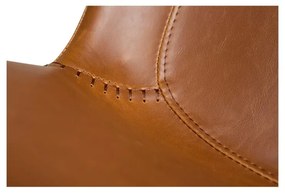 Svetlohnedá barová stolička z imitácie kože DAN-FORM Denmark Hype