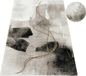 Koberec Kashmir KR288S sivý / čierny
