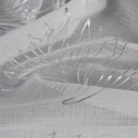 ZÁCLONA NA KRÚŽKOCH CAPRI 140X250 CM VZOROVANÁ