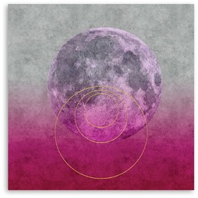 Gario Obraz na plátne Mesiac na ružovom pozadí - Andrea Haase Rozmery: 30 x 30 cm