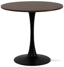 Noela Okrúhly jedálenský stôl v dekore hnedého dreva ORBIS 80