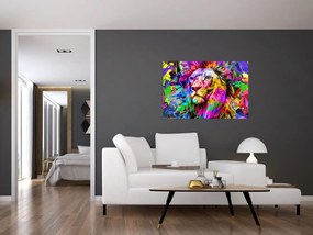 Obraz - 3D obraz leva (90x60 cm)