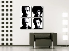 Ručne maľovaný POP Art obraz Coldplay | rôzne rozmery