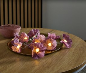 LED svetelná reťaz, kvety