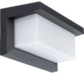 LED Vonkajšie nástenné svietidlo NEELY 1xE27/9W/230V 3000K IP54 antracit