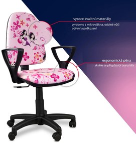 Detská otočná stolička BRENDA - LADY