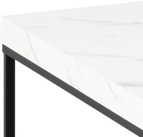 Actona Konferenčný stolík Barossa 110 - biely mramor / čierna