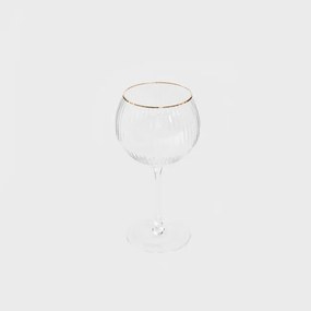 Pohár LYNN na stopke so zlatým okrajom 719721