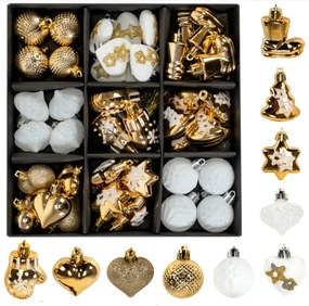 Vianočné ozdoby SYSD1688-147 (44ks)