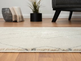 My Flair, Behúň Moroccan Desert CA40068 weiß/grau, 80x250, čiernobiela, obývacia izba