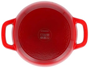 Silvercrest®  Liatinový hrniec/forma na chlieb Premium (okrúhly, červená)  (100393138)